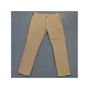 Mugsy Pants Men's 34x30 Khaki Tan Belmonts Chino Classic Fit Stretch